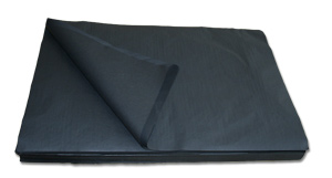 Packseide 1/4 Bogen, schwarz, 30gr., 38x50cm, 12,5kg