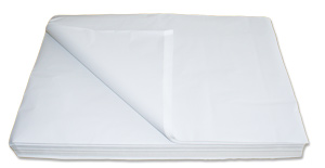 Packseide 1/4 Bogen, weiß, 25gr., 38x50cm, 12,5kg